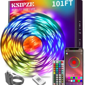 Ksipze 101FT led Lights Strip for Bedroom