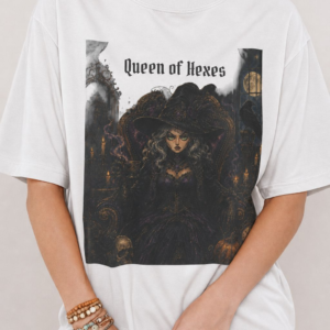 Queen of Hexes Tee - Gothic Witch Graphic T-Shirt