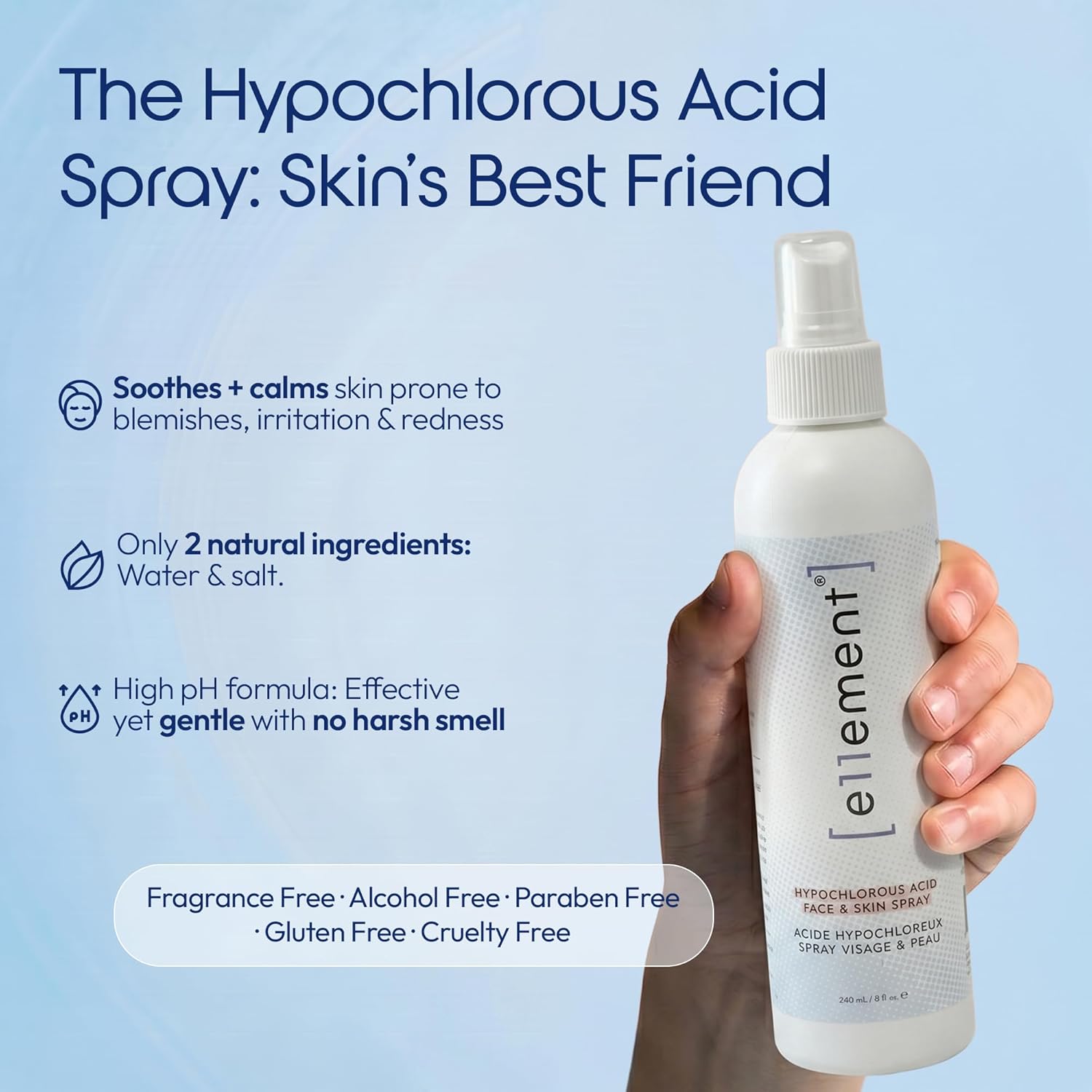 Hypochlorous Acid Spray – Acne Prone Skin Dry Face
