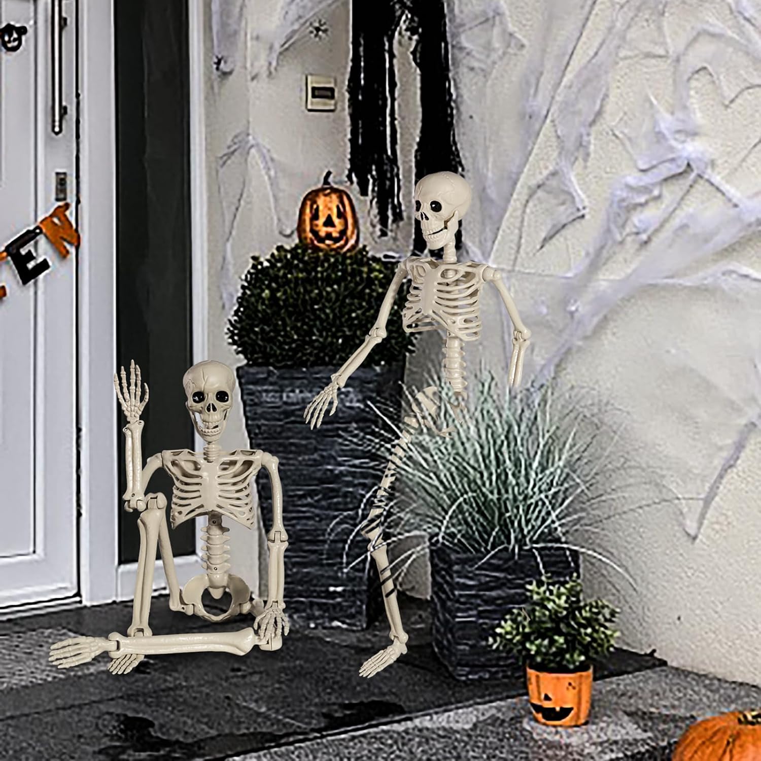 Posable Halloween Skeleton Decoration - Image 6
