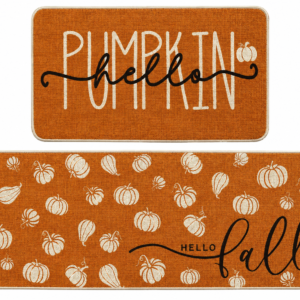 Hello Pumpkin Fall Kitchen Mat Set
